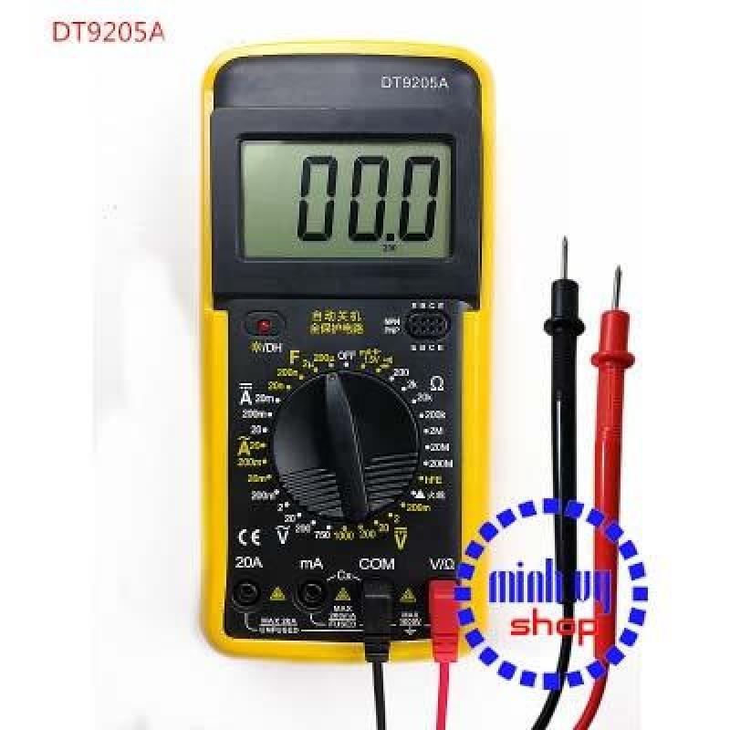Đồng hồ đo vạn năng DT9205A kèm pin
