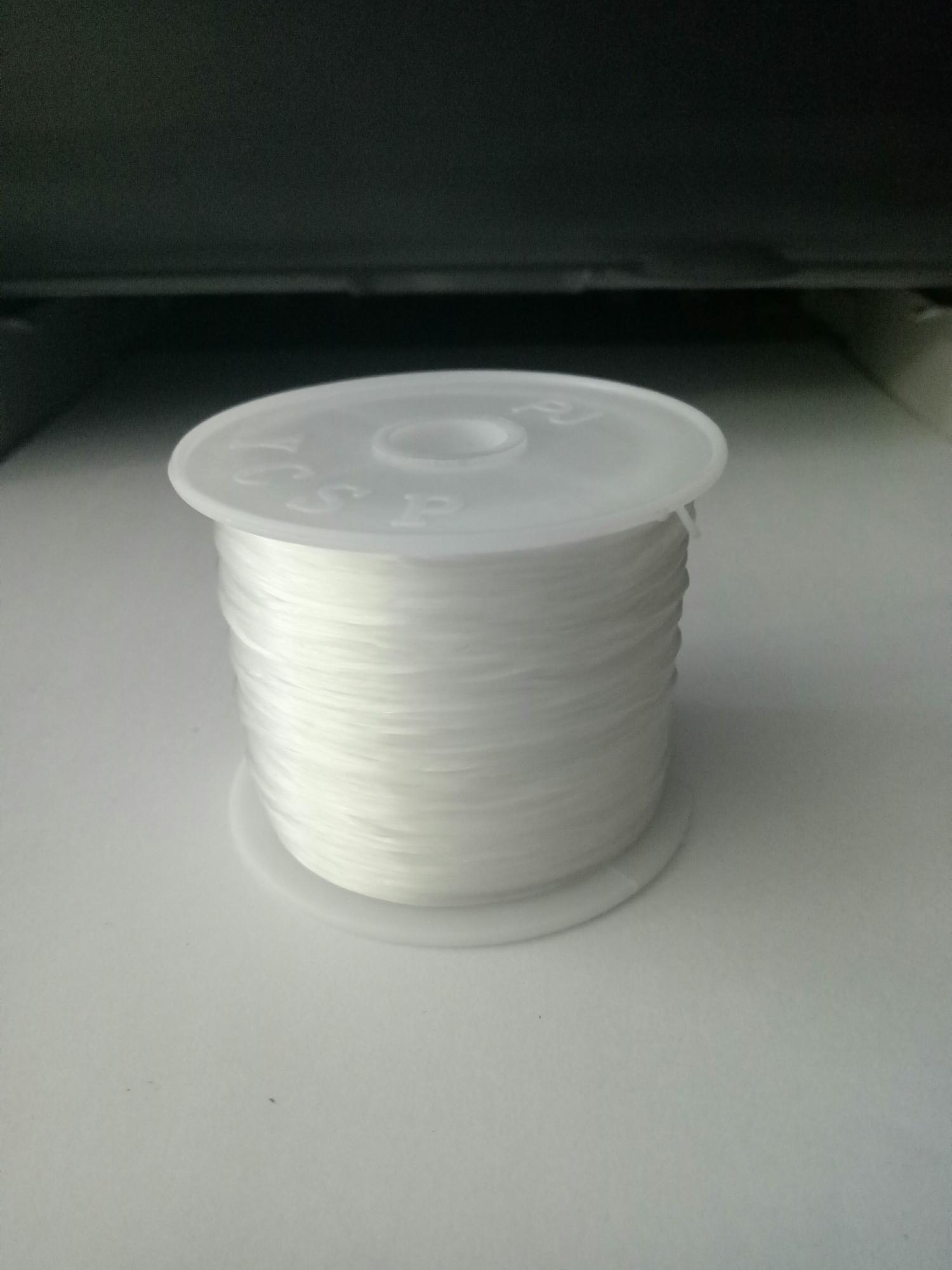 Dây cước thun xâu chuỗi màu trắng