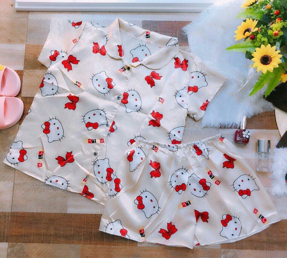 Sét bộ bijama phi bóng ngắn hình thú siêu đáng yêu và dễ thương