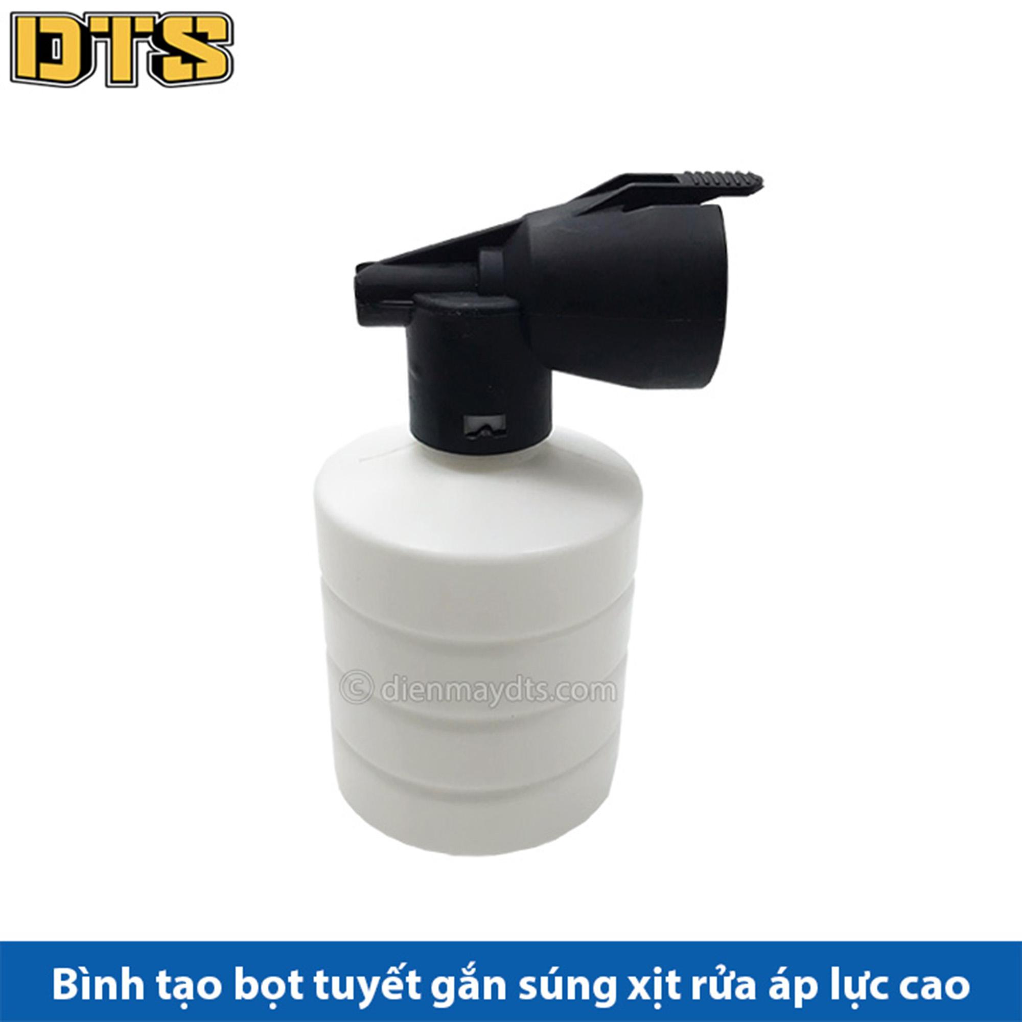 Bình tạo bọt tuyết gắn súng phun xịt rửa cho máy rửa xe cao áp, máy xịt rửa cao áp, máy rửa xe gia đ