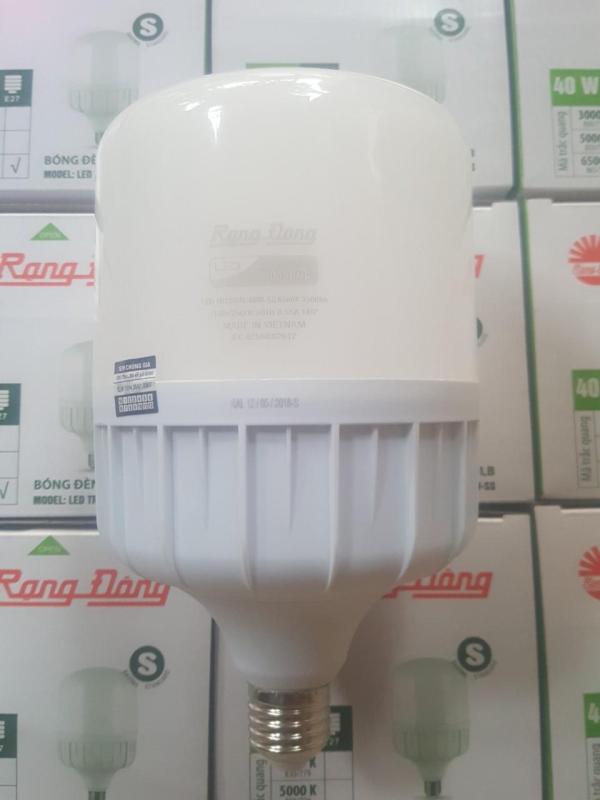 Bóng đèn led trụ 40W Rạng Đông - Chip led Sam Sung- Ánh sáng trắng