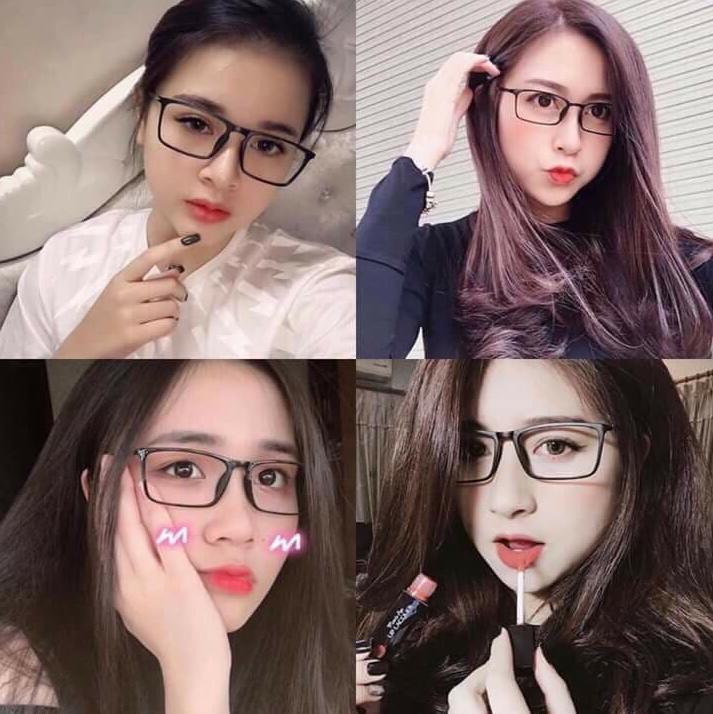 [HCM]Kính giả cận Thời Trang Nữ Gọng Dẻo Đẹp ( Đen )