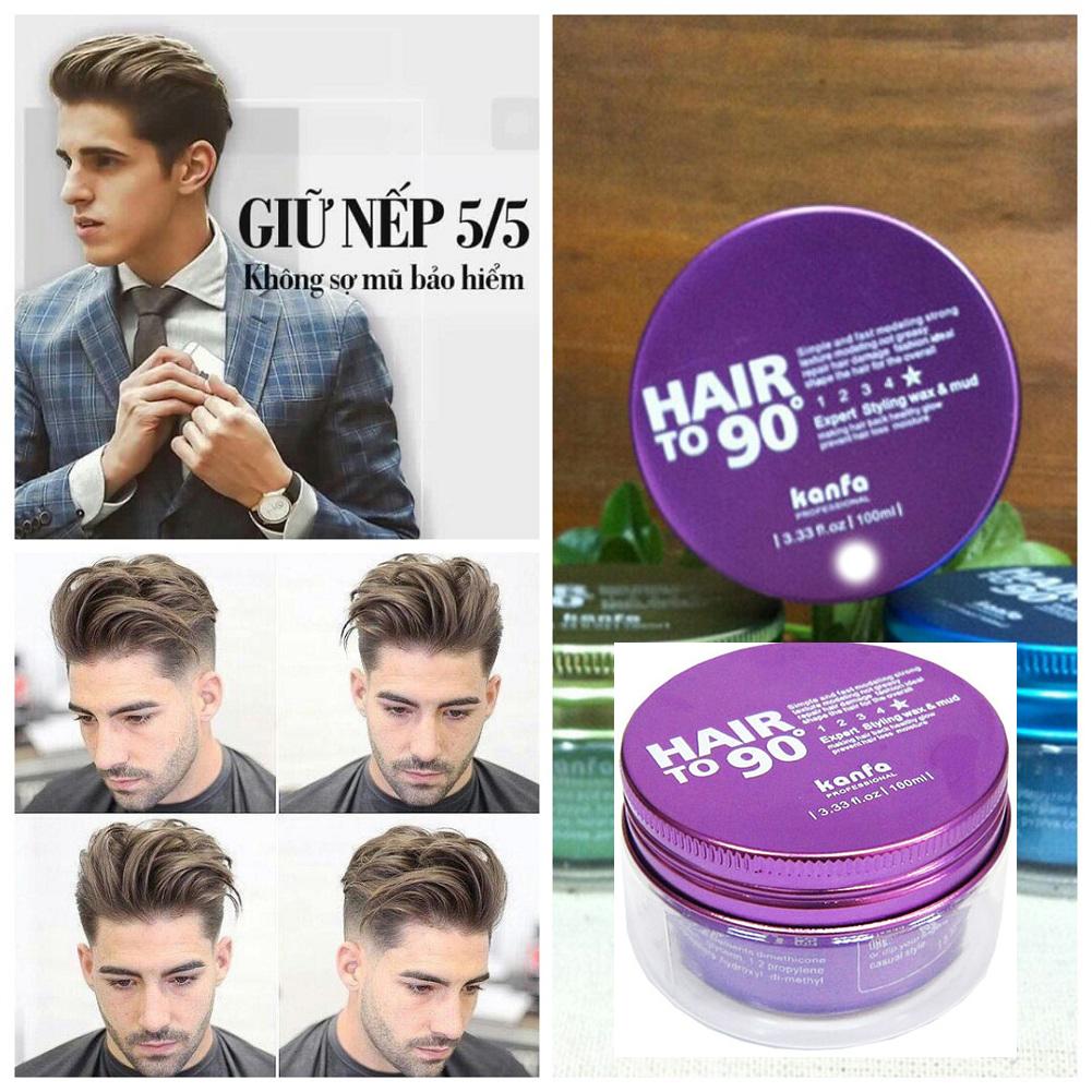 Keo tạo kiểu tóc, sáp vuốt tạo kiểu kanfa hair to 90 , dễ vuốt, giữ nếp lâu, hương thơm dịu nhẹ, '' sự lựa chọn hàng đầu cho phái mạnh" mẫu 262