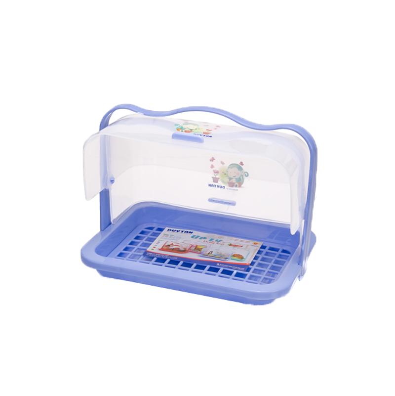 Khay úp bình sữa Duy Tân có nắp nhỏ-25 x 22 x 25 cm