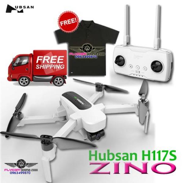Flycam Hubsan H117S ZINO 5.8GHZ có thể gập lại FPV 4K UHD 3 trục gimbal