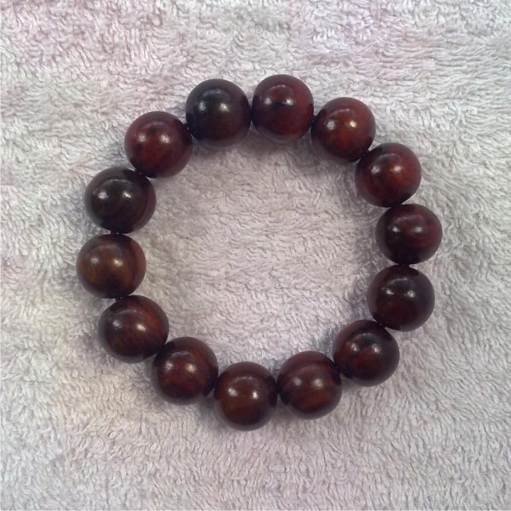 [HCM]Vòng đeo tay gỗ trắc 16mm