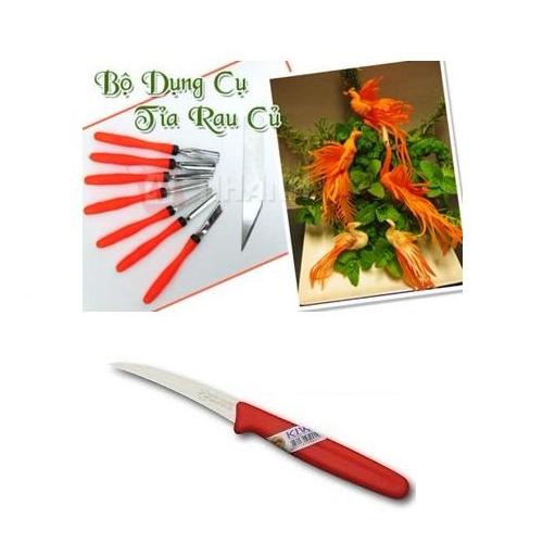 Combo Bộ Dao Tỉa Rau Củ Đa Năng 8 Món + 1 Dao Tỉa Cong