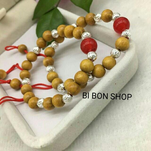 Vòng Dâu tằm cho bé gái ( mệnh Hỏa - Thổ)