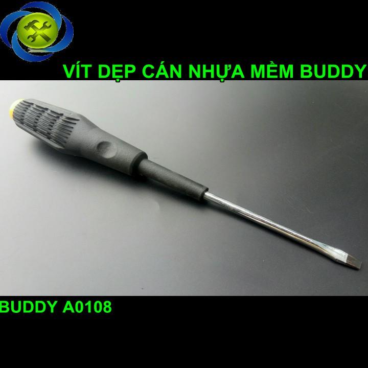 Vít dẹp cán nhựa mềm buddy a0108 150mm