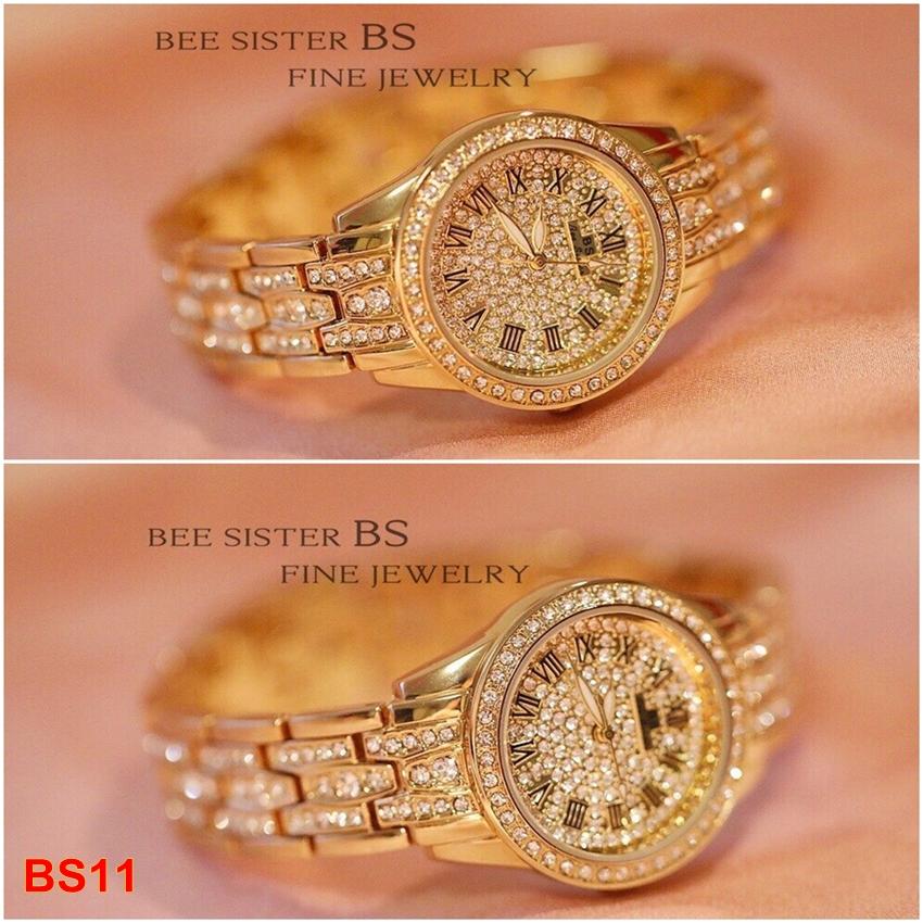 Đồng hồ nữ bs bee sister đính đá thời trang bs11-12
