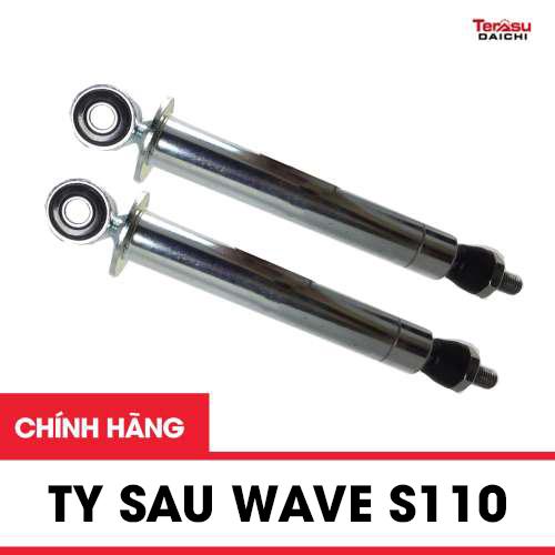 Bộ đôi ty giảm xóc sau dành cho xe máy Wave S110 chính hiệu Daichi đi êm, không cứng, không chảy dầu, phân phối phụ tùng Daichi.vn