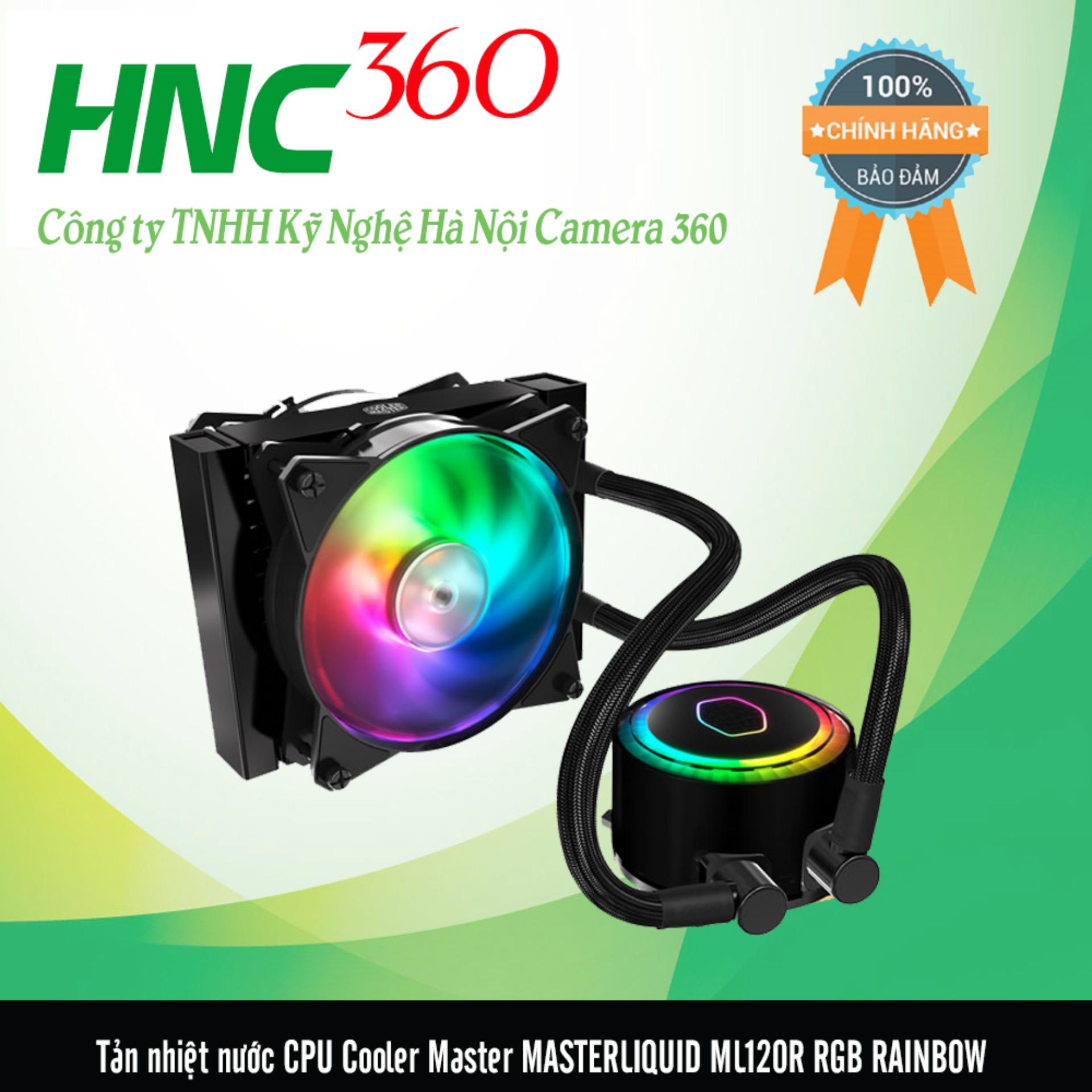 Tản nhiệt nước cpu cooler master masterliquid ml120r rgb rainbow