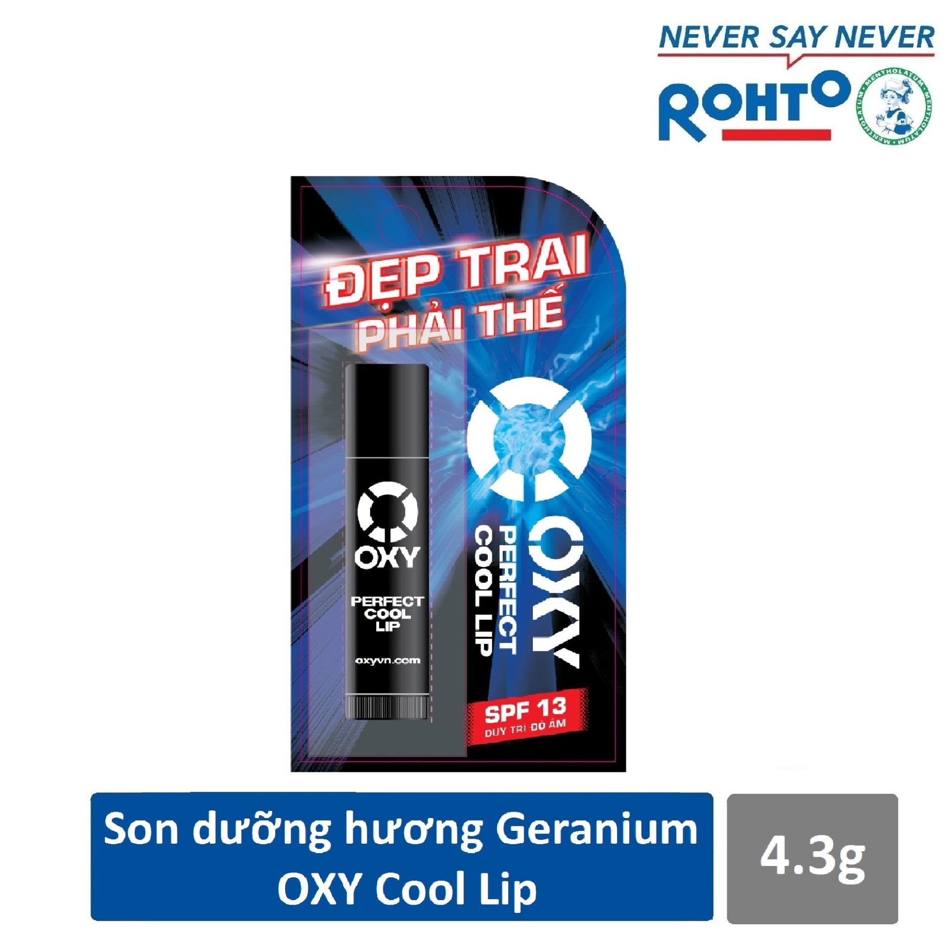Son dưỡng dành cho nam Oxy Perfect Cool hương Geranium 4.3g