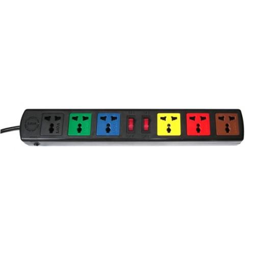 Ổ cắm nối dài đa năng lioa 6 ổ 2 công tắc