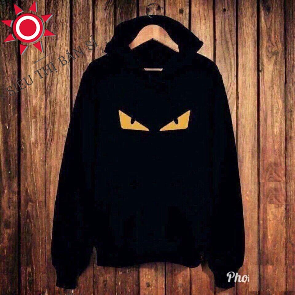 Áo khoác nỉ hoodie nam nữ dây kéo đôi mắt thần thái dg2020