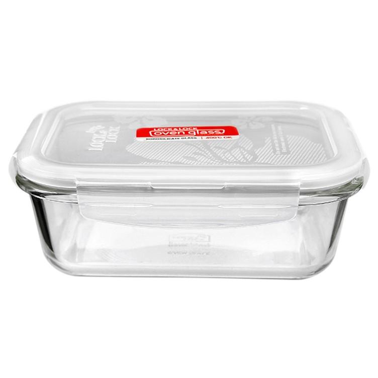 [HCM]Hộp Thủy Tinh Lock & Lock hình chữ nhật 530ml