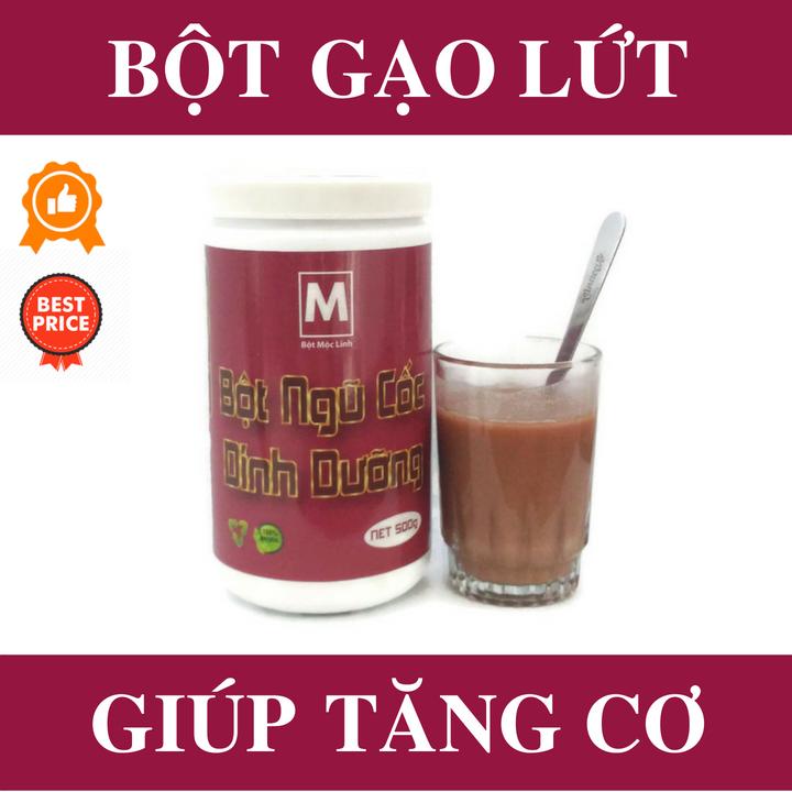 Bột gạo lứt hỗ trợ tăng cơ - 500g - bột mộc linh
