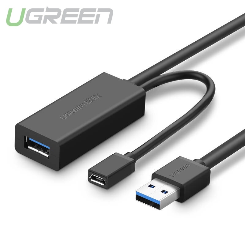 Dây USB 3.0 nối dài active dài 5-10m UGREEN US175 Dây USB 3.0 nối dài active dài 5-10m UGREEN US175