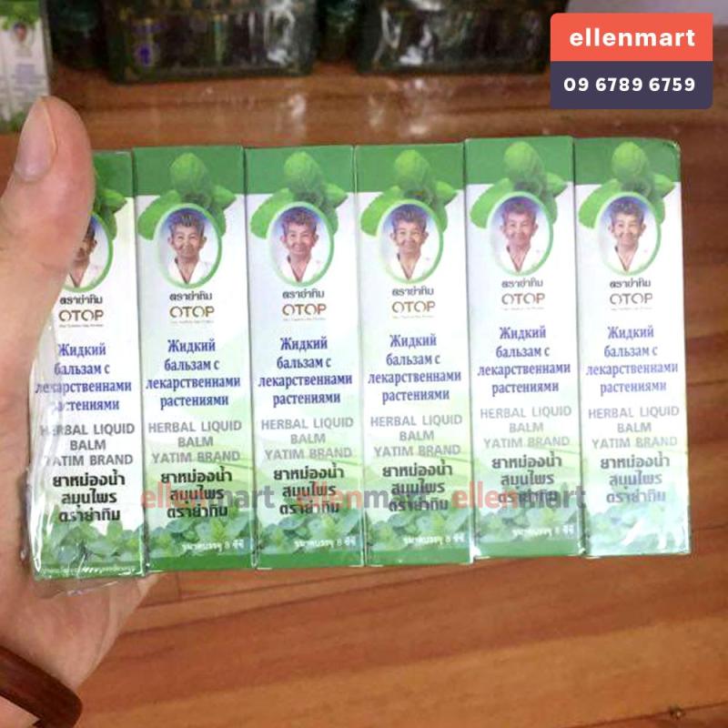 6 Chai Dầu Lăn 13 Loại Thảo Mộc Herbal Liquid Balm Yatim Brand Thái Lan cao cấp
