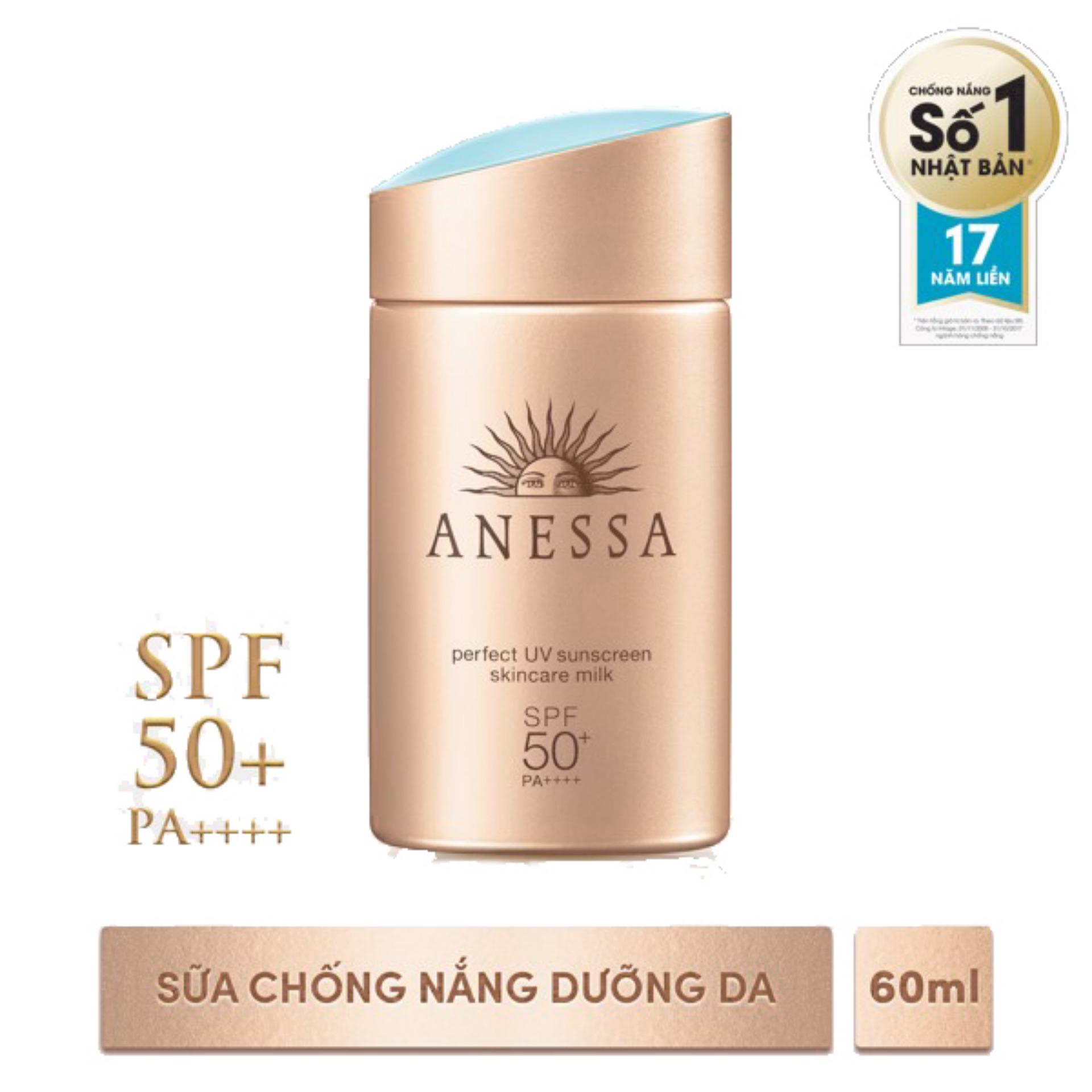 Sữa chống nắng dưỡng ẩm Anessa milk SPF50+ 60ml