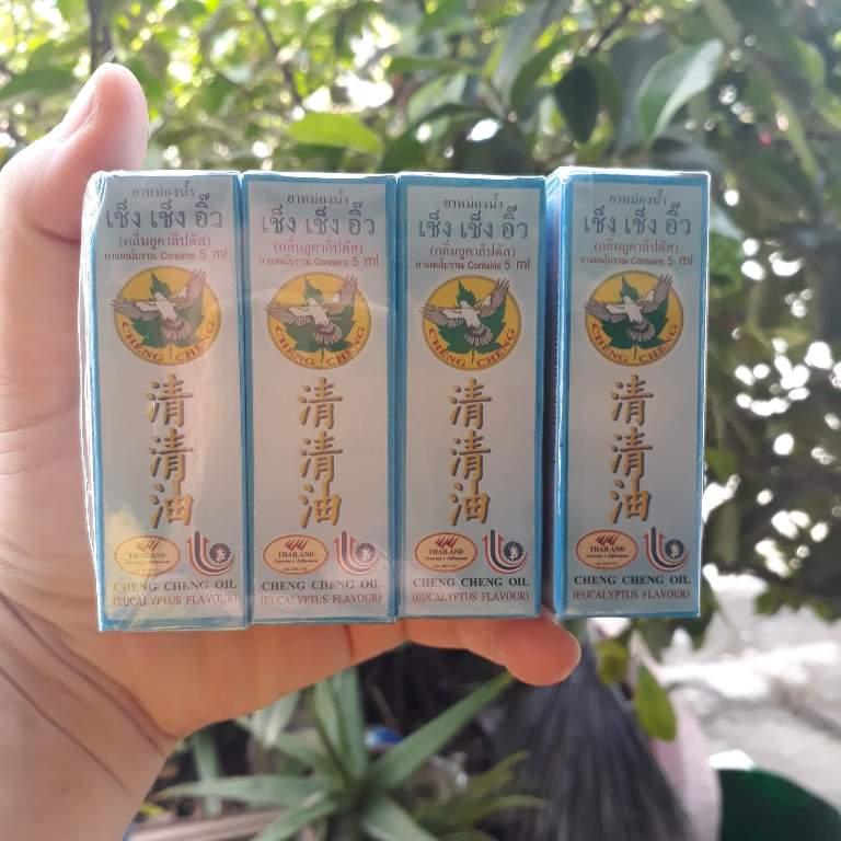Combo 8 chai dầu gió lăn Cheng Cheng Oil Thái Lan