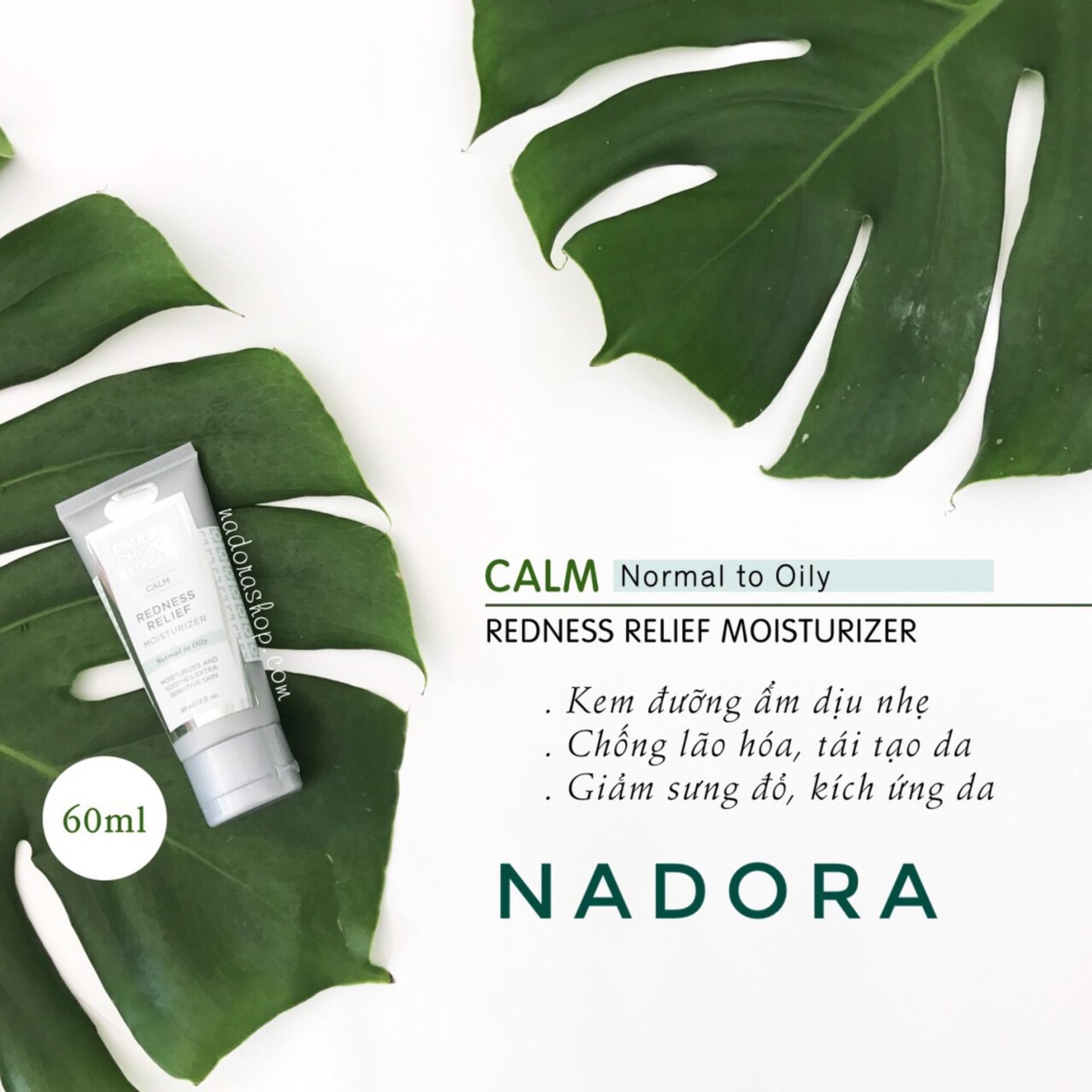 Kem Dưỡng Ẩm Ban Đêm Cho Da Dầu, Nhạy Cảm – PAULA’S CHOICE Calm Redness Relief Moisturizer (Oily Skin)