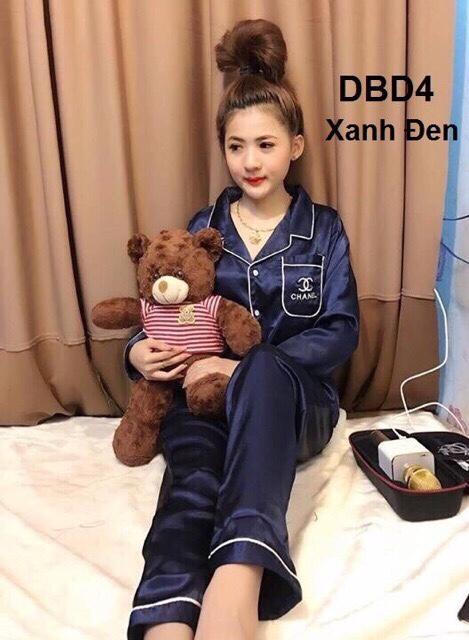 Đồ Bộ Nữ Dài Chất Phi Bóng Mặc Nhà, Đi Ngủ Sang Trọng