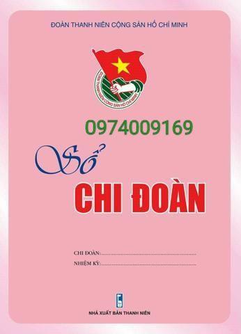 Combo 50 quyển sổ chi đoàn mẫu mới