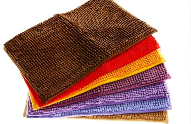 Bộ 05 Thảm lau chân san hô siêu thấm nước 32x47cm (Màu ngẫu nhiên)