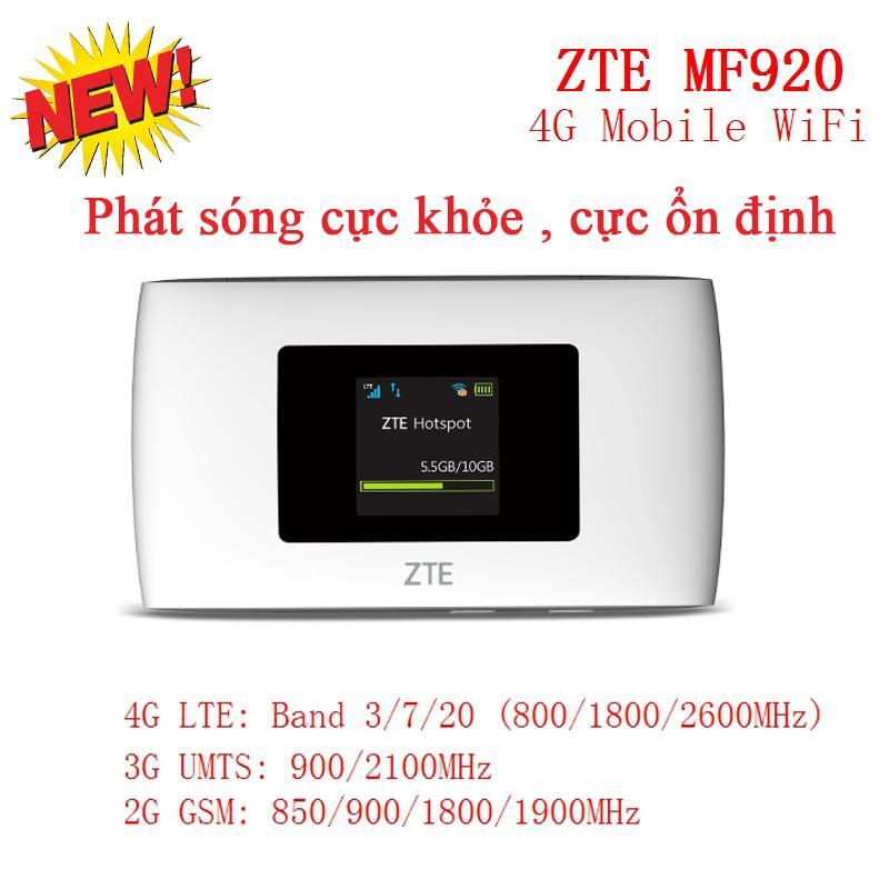 Bảng giá Bộ phát WiFi di động tốc độ 4G 150Mps ZTE MF920 phát sóng cực mạnh Phong Vũ