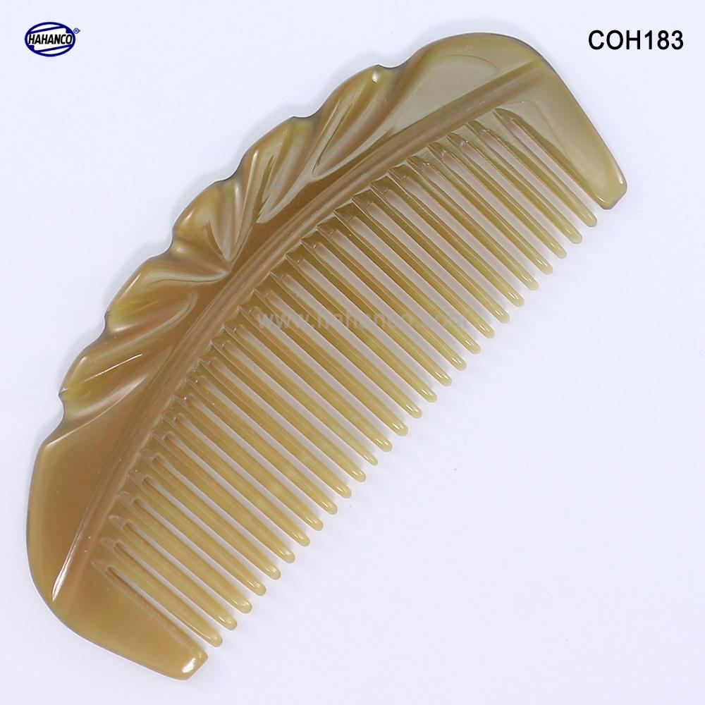 Lược sừng xuất nhật - coh183 vương miện nhỏ - horn comb of hahanco - có lợi cho sức khỏe