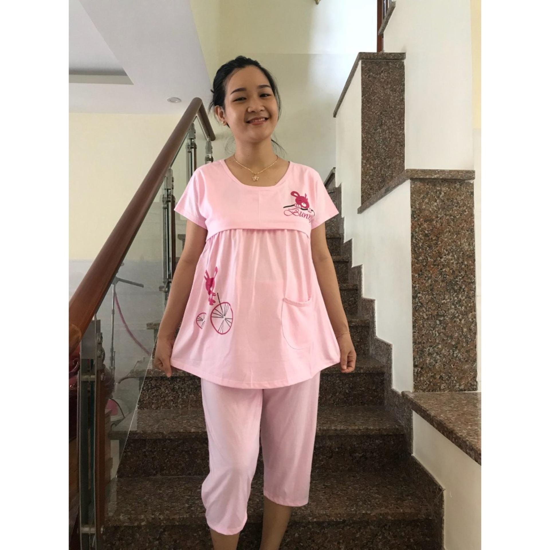 Đồ bộ bầu lửng 2 chức năng thỏ
