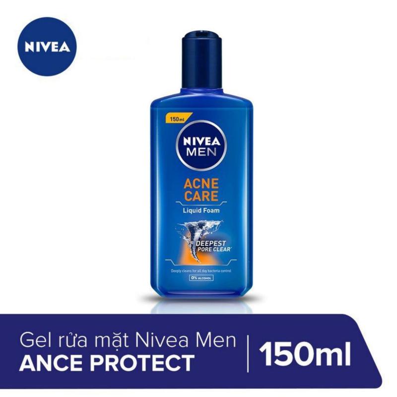 Gel Rửa Mặt Giảm Mụn Trứng Cá Dành Cho Nam Nivea 150ml _ 83978
