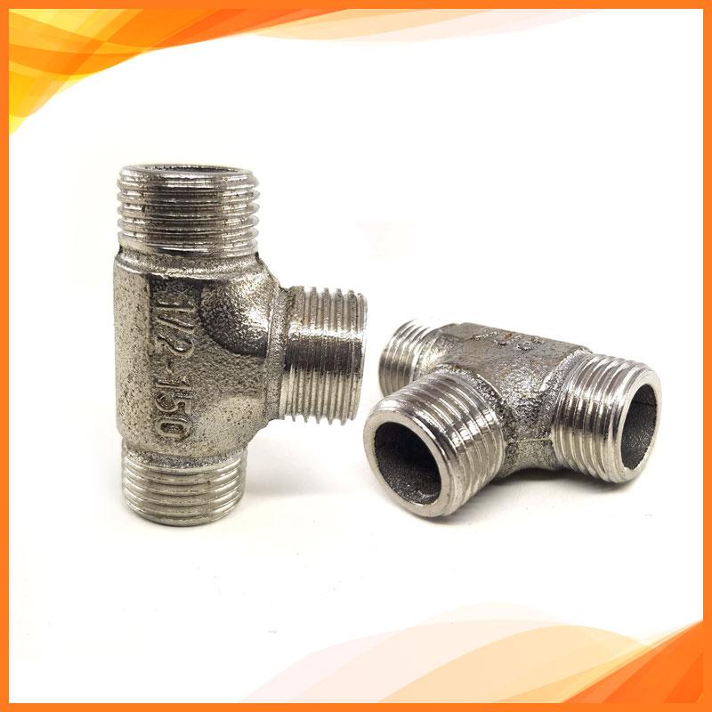 T ren ngoài, T chia nước, T chia nước bồn cầu và xịt vệ sinh (1/2 - 150) inox 9204