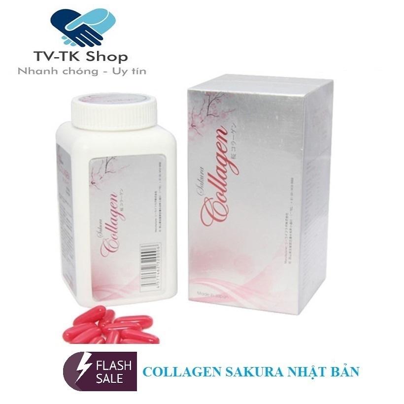 HCMViên Uống Đẹp Da Collagen SAKURA Nhật Bản Sakuramin White - Hộp 120 Viên