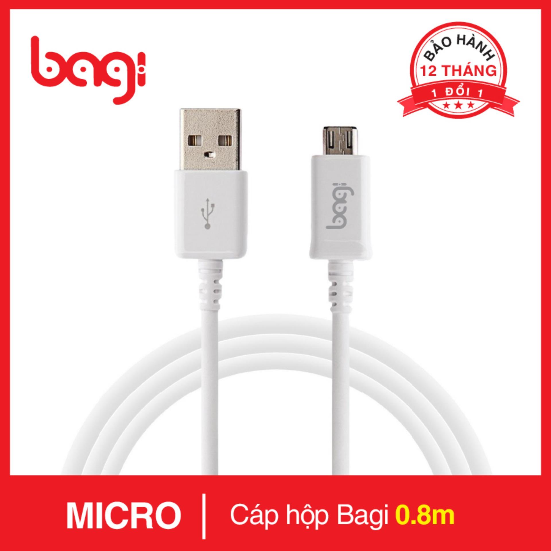 Dây sạc bagi micro usb cb-mb08