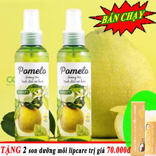 BỘ 2 CHAI Tinh dầu bưởi dưỡng tóc dạng xịt Pomelo 130ml nhập khẩu