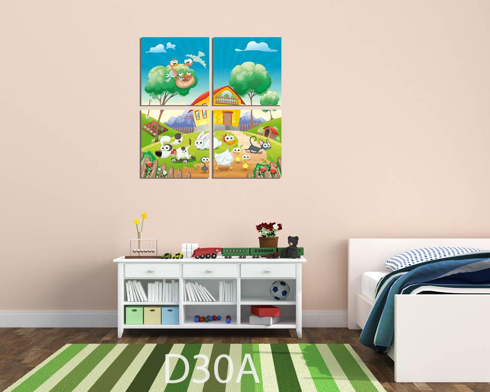 Tranh bộ Saigonposter Animal D30A