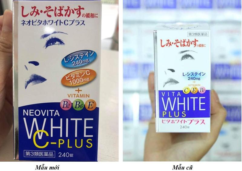 Viên Uống Trắng Da Trị Nám Tàn Nhang Vita White Plus C.E.B2 (240 viên)