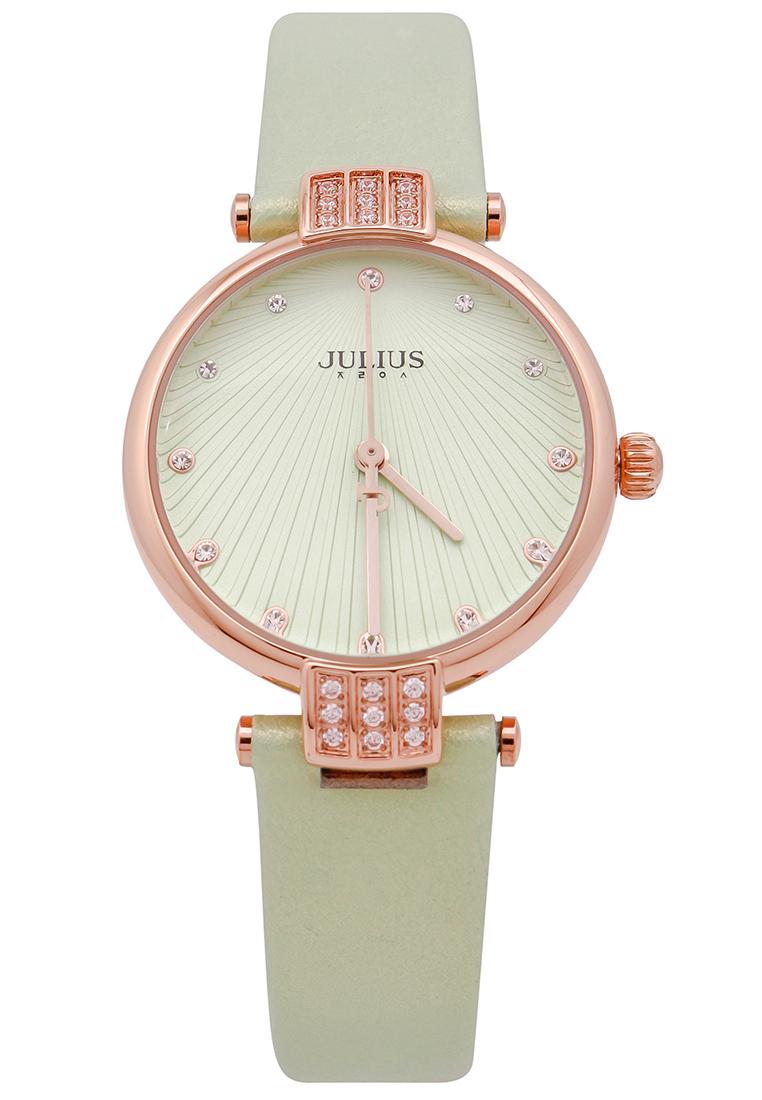 Đồng hồ nữ julius hàn quốc dây da ja-1072