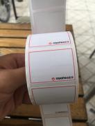 Combo 10 cuộn in tem decal trắng dán cốc trà sữa khổ nhỏ 40mm 30mm 900 tem