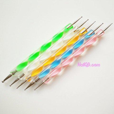 Set 5 cọ vẽ móng chấm bi