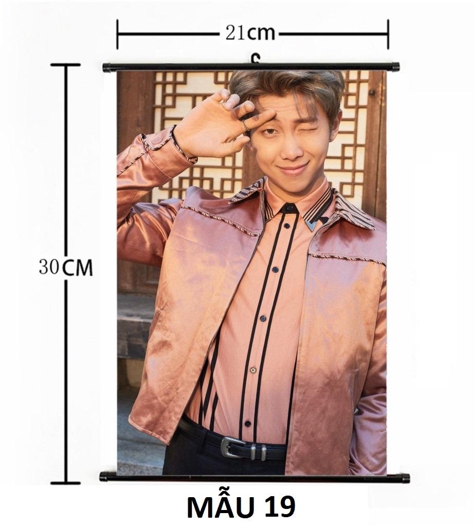 Tranh vải cuộn treo tường BTS