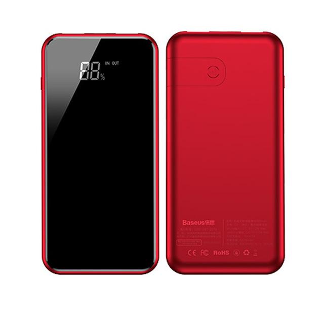 Sạc không dây siêu mỏng siêu đẹp thông minh chuẩn Qi kiêm pin dự phòng 8000 mAh cho Iphone 8, iphone X,Samsung Galaxy S9, Note8 - Phân phối bởi Vietstore