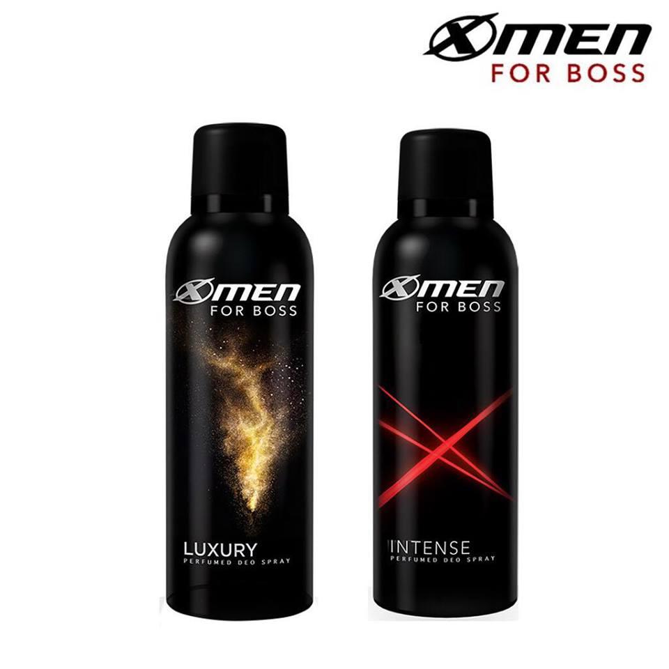 Combo Xịt khử mùi nước hoa Xmen for boss Intense+ Luxury 150ml