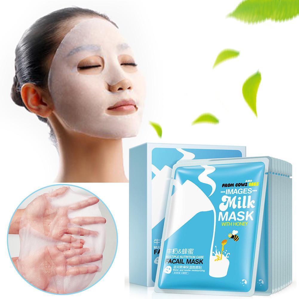 Mặt nạ dưỡng trắng da milk mask with honey