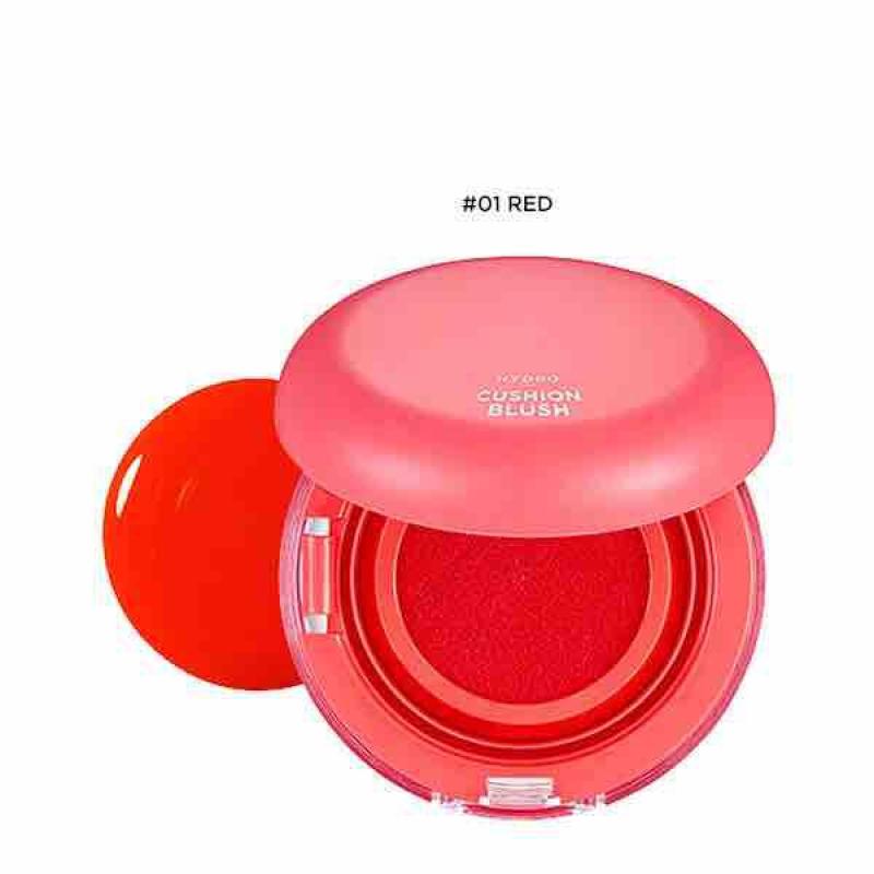 Má hồng dạng nước Hydro Cushion Blush The Face Shop #01 RED