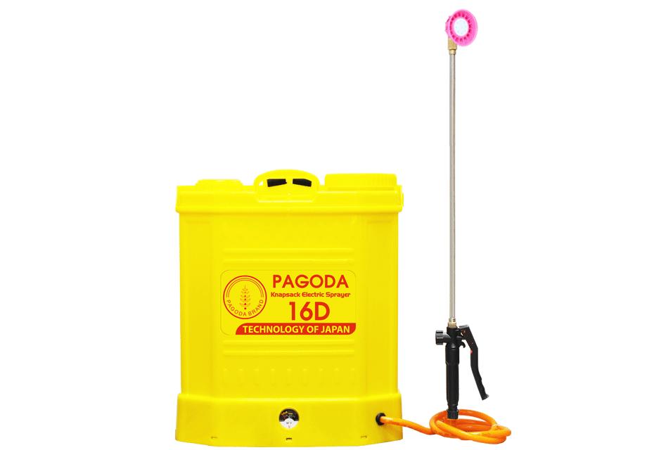 Bình phun xịt thuốc bằng điện Pagoda 16 (16 lít đeo lưng)