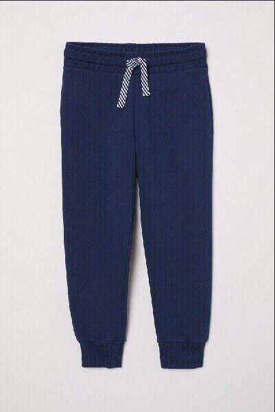 Quần jogger cho bé hãng H&M - quần dài bé trai xuất khẩu (xanh navy)