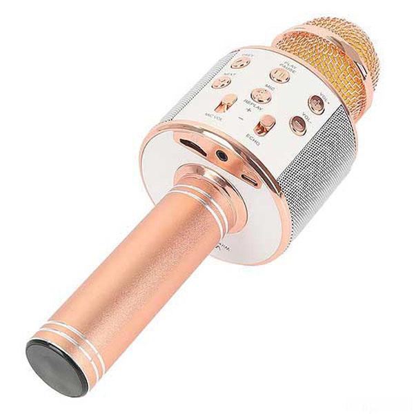Micro karaoke kèm loa bluetooth wster ws-858